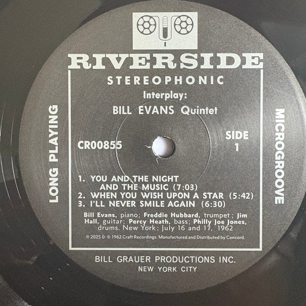 Bill Evans : Interplay (LP, Album, RE, 180)