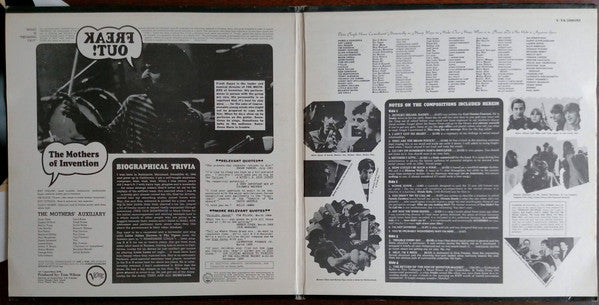 The Mothers Of Invention* : Freak Out! (2xLP, Album, MGM)