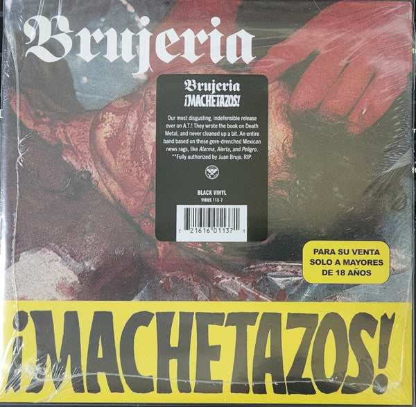 Brujeria : ¡Machetazos! (7", RP)