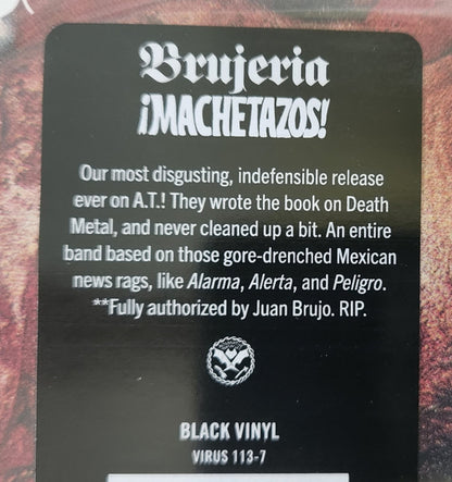 Brujeria : ¡Machetazos! (7", RP)