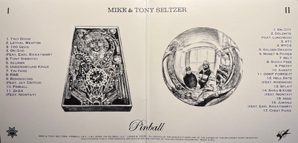 Mike (408), Tony Seltzer : Pinball I and II (2xLP, Comp)