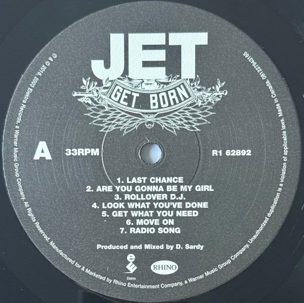 Jet (2) : Get Born (LP, Album, RE)