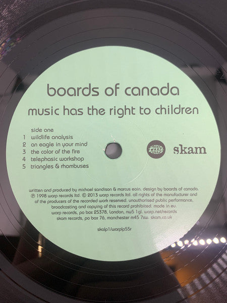 Boards Of Canada : Music Has The Right To Children (2xLP, RP)