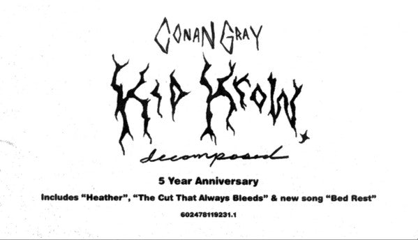Conan Gray : Kid Krow, Decomposed (LP, Album, Whi)