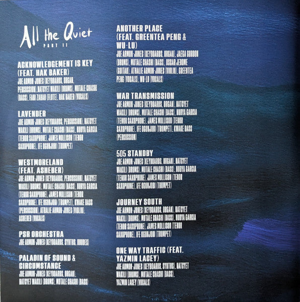 Joe Armon-Jones : All The Quiet (Part II) (2xLP, Ltd, Blu)