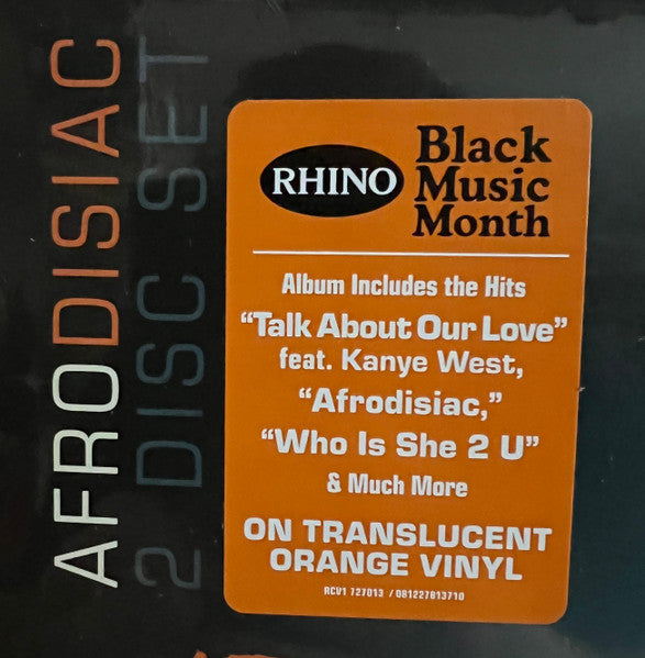 Buy Brandy : Afrodisiac (2xLP, Album, RE, Tra) Online for a great