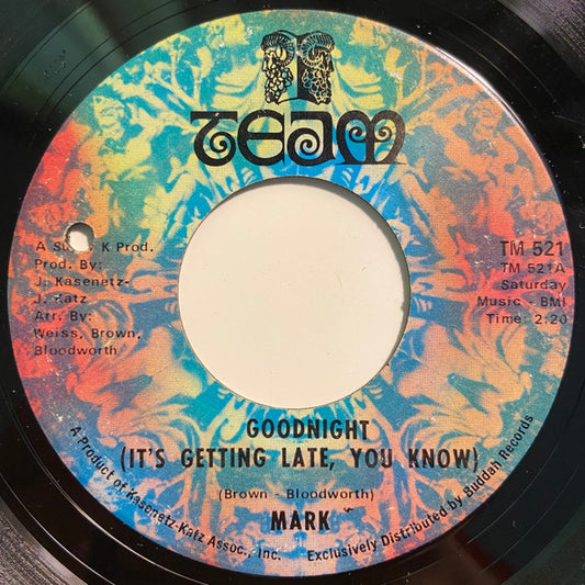 Mark Gutkowski : Goodnight (It's Getting Late, You Know) / Good Morning (7", Single)