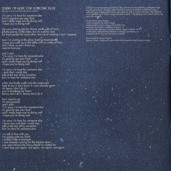 Benson Boone : American Heart (CD, Album)