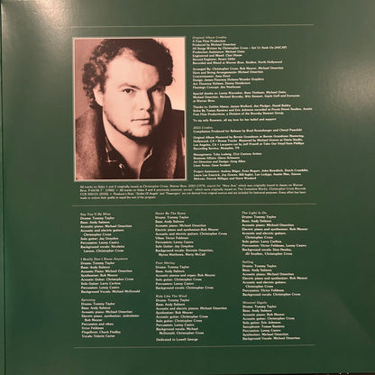 Christopher Cross : Christopher Cross (LP, Album, RE, RM + LP, RM, Dem)