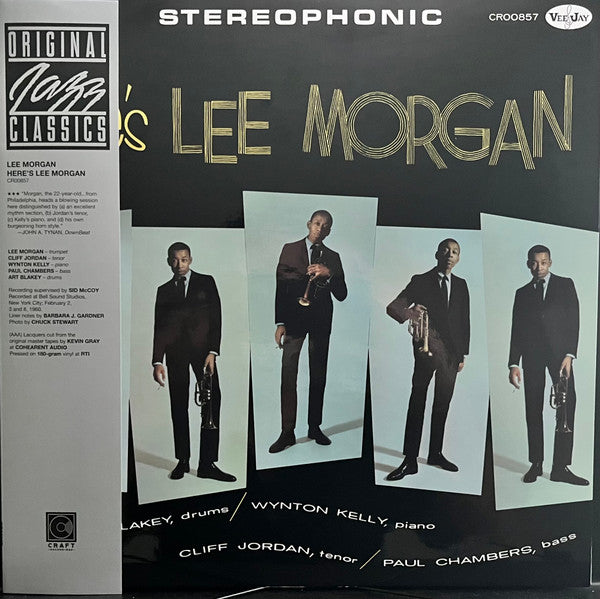 Lee Morgan : Here's Lee Morgan (LP, Album, RE, 180)