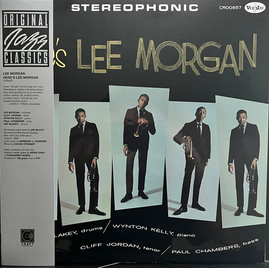 Lee Morgan : Here's Lee Morgan (LP, Album, RE, 180)