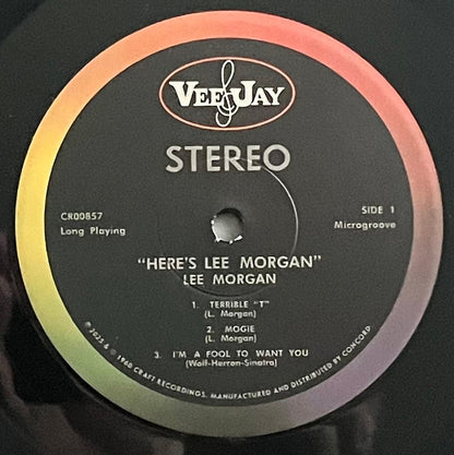Lee Morgan : Here's Lee Morgan (LP, Album, RE, 180)