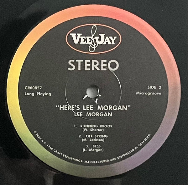 Lee Morgan : Here's Lee Morgan (LP, Album, RE, 180)