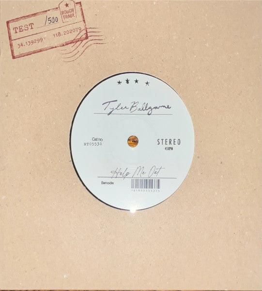 Tyler Ballgame : Help Me Out (7", Single, Ltd)