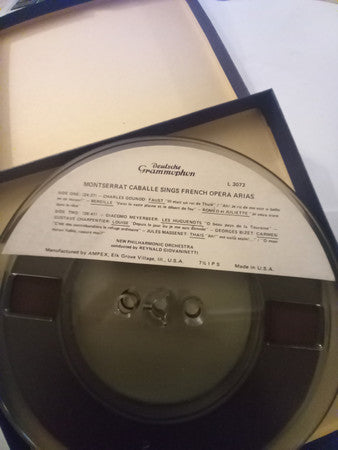 Montserrat Caballé : Arien Aus Opern (Reel, 4tr Stereo, 7" Reel)