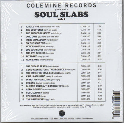 Various : Soul Slabs Vol. 1 (2xCD, Comp)