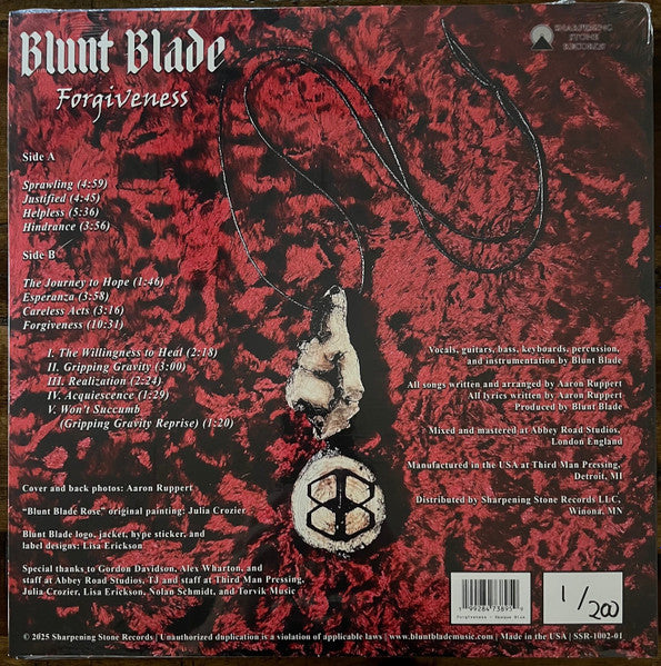 Blunt Blade : Forgiveness (12", Album, Ltd, Num, Opa)