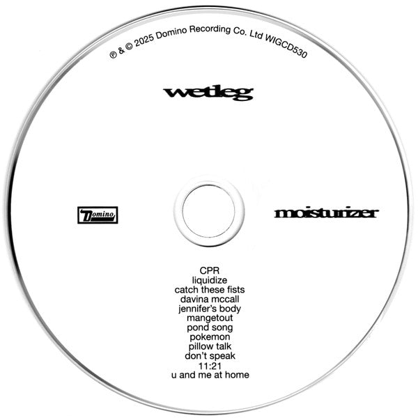 Wet Leg : Moisturizer (CD, Album)