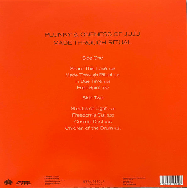 Plunky & Oneness : Made Through Ritual (LP)