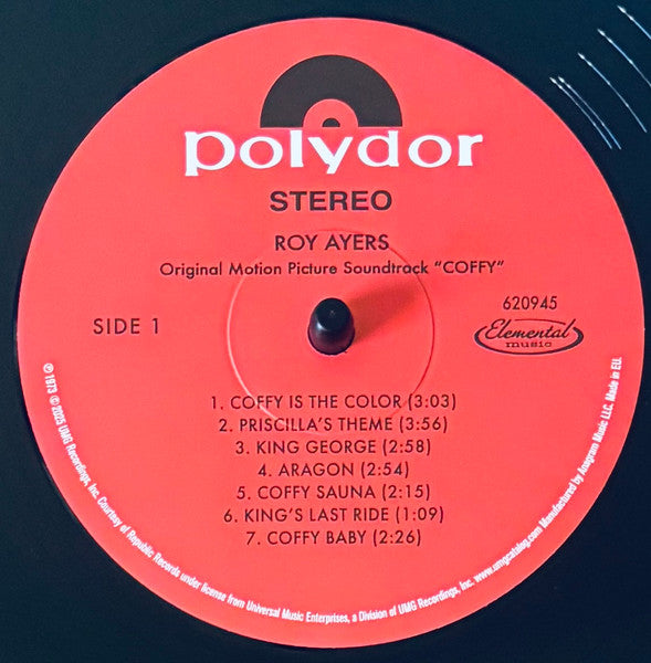 Roy Ayers : Coffy (LP, Album, RE)