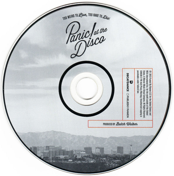 Panic! At The Disco : Too Weird To Live, Too Rare To Die! (CD, Album)