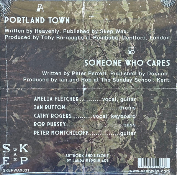 Heavenly : Portland Town (7", Single, Ltd, Yel)