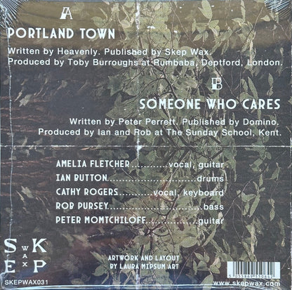 Heavenly : Portland Town (7", Single, Ltd, Yel)