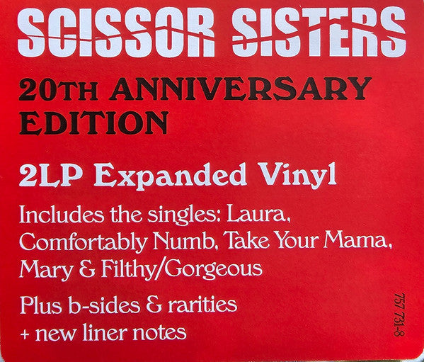 Scissor Sisters : Scissor Sisters (2xLP, Dlx, Ltd, RE, 20t)