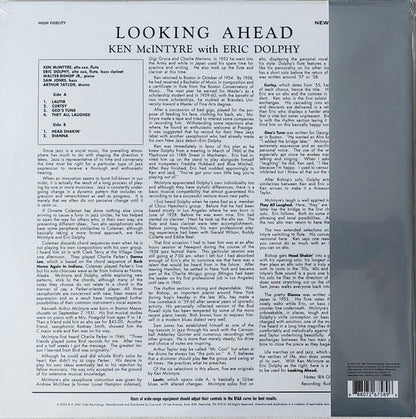 Ken McIntyre With Eric Dolphy : Looking Ahead (LP, Album, RE, 180)
