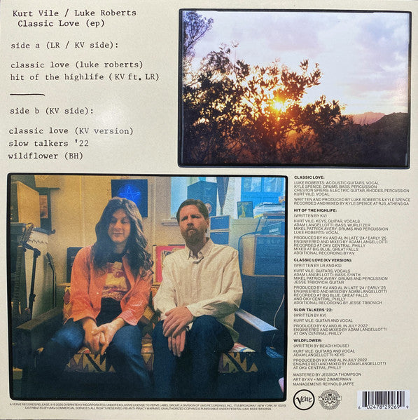 Kurt Vile / Luke Roberts : Classic Love  (12", EP)