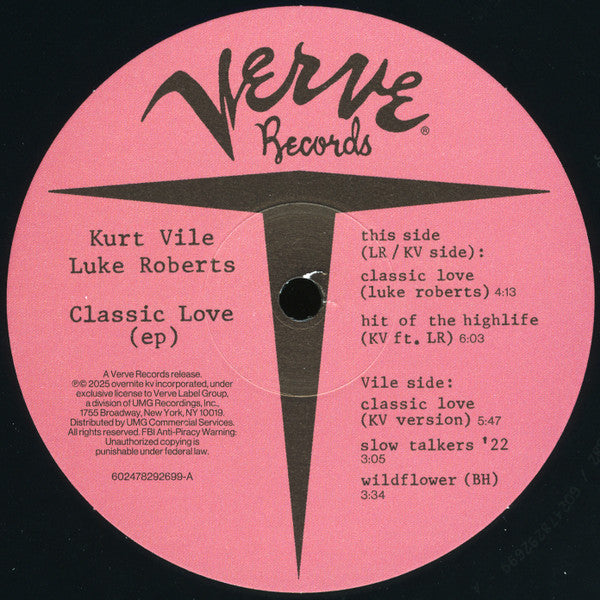Kurt Vile / Luke Roberts : Classic Love  (12", EP)