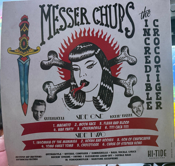 Messer Chups : The Incredible Crocotiger (LP, Album, Ltd, 10t)