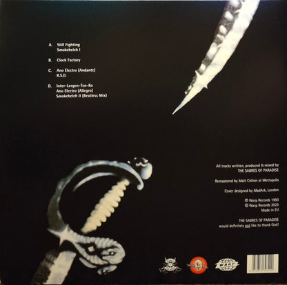 The Sabres Of Paradise : Sabresonic (2xLP, Album, RE, RM)