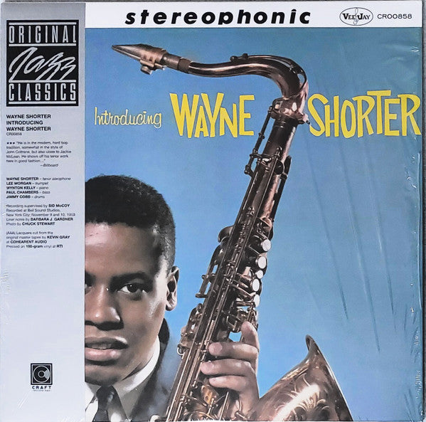 Wayne Shorter : Introducing Wayne Shorter (LP, Album, RE, 180)