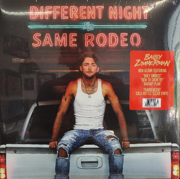 Bailey Zimmerman : Different Night, Same Rodeo (2xLP, Album, Cok)