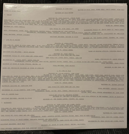 Jonas Brothers : Greetings From Your Hometown (LP, Album, Cob)