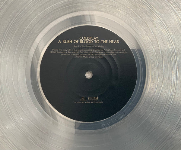 Coldplay : A Rush Of Blood To The Head (LP, Album, RE, Cle)