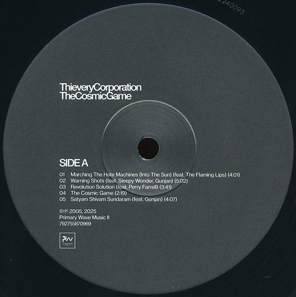 Thievery Corporation : The Cosmic Game (2xLP, Album, RE, Gat)