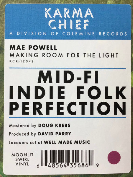 Mae Powell : Making Room For The Light (LP, Album, Moo)