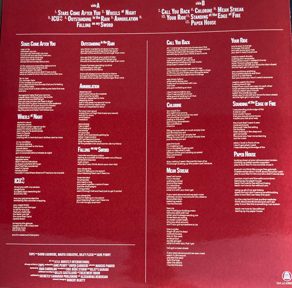 TOPS (3) : Bury The Key (LP, Ltd, Muc)