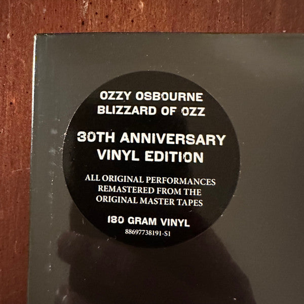 Ozzy Osbourne : Blizzard Of Ozz (LP, Album, RE, RM, Uni)
