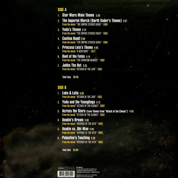 Global Stage Orchestra : Star Wars - The Themes (LP, Comp, Ltd, RP, Cle)