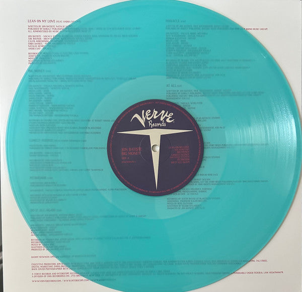 Jon Batiste : Big Money (LP, Album, S/Edition, Ind)