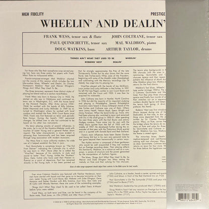 Frank Wess, John Coltrane, Paul Quinichette, Mal Waldron, Doug Watkins, Arthur Taylor* : Wheelin' & Dealin' (LP, Album, RE, RM)