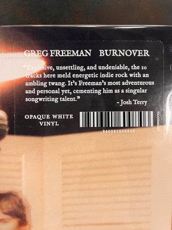 Greg Freeman (7) : Burnover (LP, Whi)