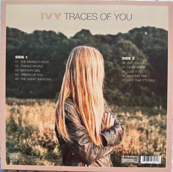 Ivy : Traces Of You (LP, Album, Ltd, Bon)