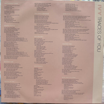 Ivy : Traces Of You (LP, Album, Ltd, Bon)