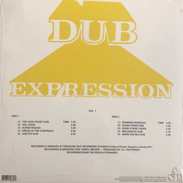 Errol Brown (2) & The Revolutionaries : Dub Expression (LP, RE)