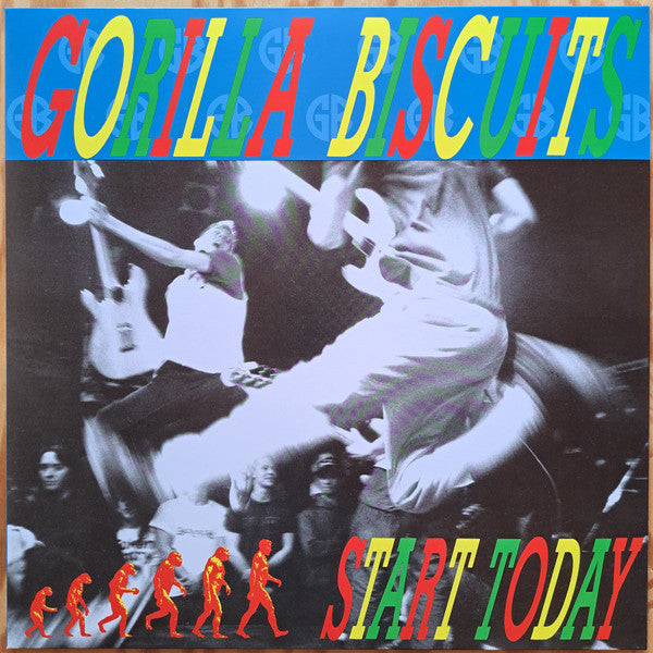 Gorilla Biscuits : Start Today (LP, Album, RE, Pin)