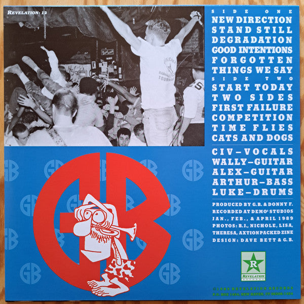 Gorilla Biscuits : Start Today (LP, Album, RE, Pin)